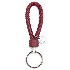 Bottega Veneta Portachiavi Intrecciato Rosso