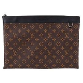 Louis Vuitton Borsa Clutch GM Monogram Discovery Marrone