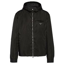 Prada Giacca a vento in nylon Nero
