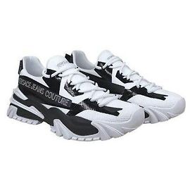 Versace Baskets Trail Trek Blanc