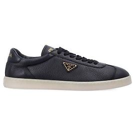 Prada Baskets en cuir Rain Deer Noir