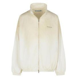 Acne Zip-Jacke mit Logo Braun