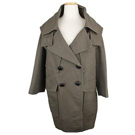 Isabel Marant Chaqueta militar con capucha en caqui de doble botón Multicolor