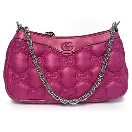 Gucci Bolsa de Ombro Matelassé Feminina FABLA Rosa