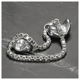 Tiffany & Co Bracciale a maglie veneziane Marrone