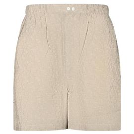Acne Monogram Shorts Brown