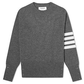 Thom Browne Stripe Cashmere Knit Brown