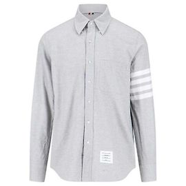 Thom Browne Camicia di flanella Marrone