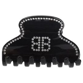 Balenciaga Grampo de cabelo Holy Bb preto Preto