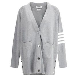 Thom Browne Übertriebene Passform aus Baumwolle Stitch Braun