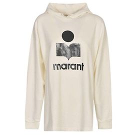 Isabel Marant Moletom com capuz Marly Branco