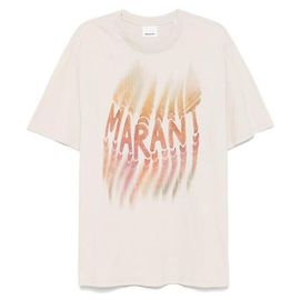 Isabel Marant Baumwoll-T-Shirt Ecru Weiß