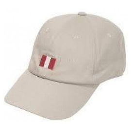 Bally Gorra bordada a rayas Castaño