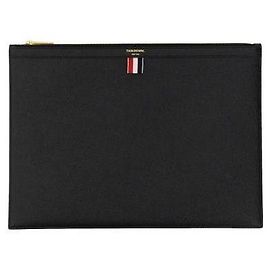 Thom Browne Pebble Grain Large Document Holder Black