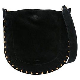 Isabel Marant Bolsa de veludo macio Preto