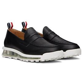 Thom Browne Calf Leather Penny Loafer Black