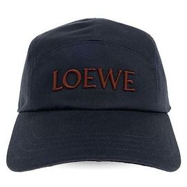 Loewe Boné Camp em algodão Azul