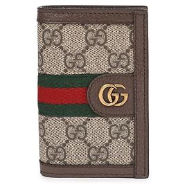 Gucci Ophidia Long Wallet Brown