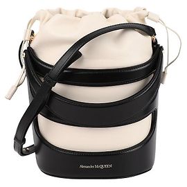 Alexander Mcqueen Borsa a secchiello Rise Bianco