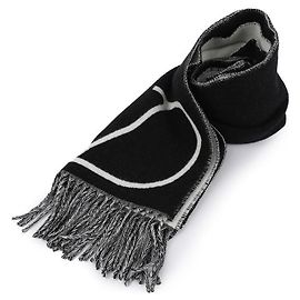 Valentino Wool Blend Men's Scarf Black