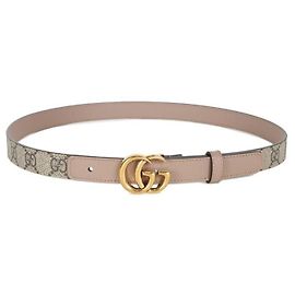 Gucci GG Marmont Thin Belt Brown