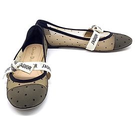 Scarpe flat J'adior di Christian Dior Nero