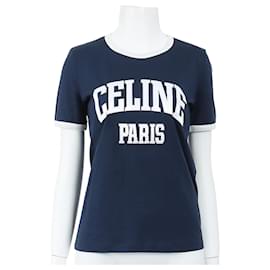 Céline Celine Kurzarmoberteil Blau