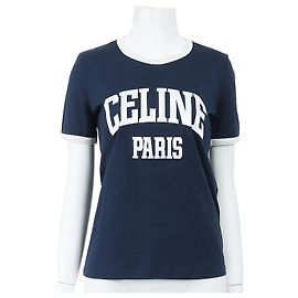 Céline Top à manches courtes Celine Bleu