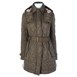 Suéter acolchoado Burberry Brit Marrom