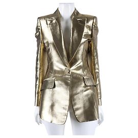 Giacca Alexander McQueen D'oro
