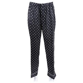 Prada Silk Banding Pants White
