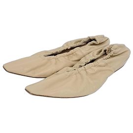 Sapatos planos com faixa Bottega Veneta Marrom