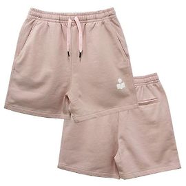 Isabel Marant Etual MIRANA Logo Banding Short Pants Perle Rosa Ecru PREU) Weiß