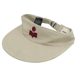 Isabel Marant TYRY Logo Visor Cap Ecru Red ECRD) Red