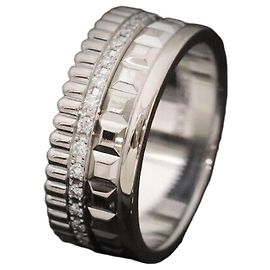 Boucheron Quattro Radiant Edition Ring Klein Weißgold Diamant Weiß