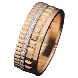 Boucheron Anillo Quattro Edición Radiante Oro Rosa Rosa