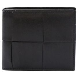 Bottega Veneta Intrecciato Geldbörse Schwarz Schwarz