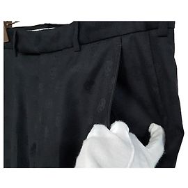 Alexander Mcqueen Skull Formal Pants Black