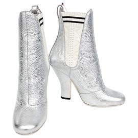 Fendi Ankle Boots Silvery