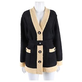 Chanel Wollcardigan Schwarz