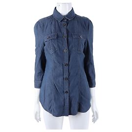 Burberry Brit Langarmhemd Blau