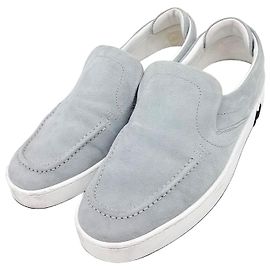 Mocassins en daim Hermès Bleu