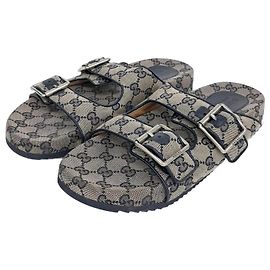 Gucci Jacquard Slipper Blue