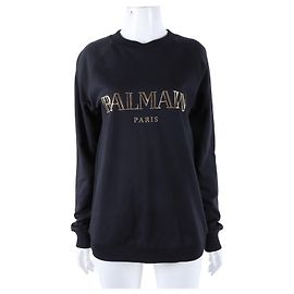 Balmain à manches longues Noir
