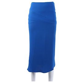 Hermès Gonna di Seta Blu
