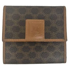Céline CELNE Macadam Wallet Brown