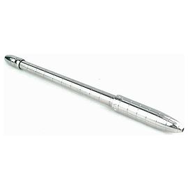 Louis Vuitton Penna a sfera Initial Argento Argento