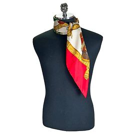 Hermès Rote Schal GRAND UNIFORME Rot