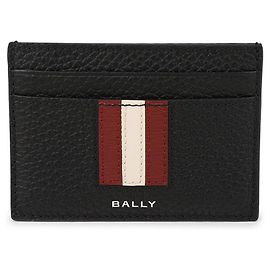 Bally Ribbon Card Holder Black