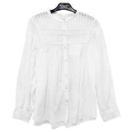 Isabel Marant Plalia Cotton Blouse White White